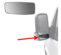 Convex Left LH UK Passenger Side Nearside N/S Blind Spot Wing Mirror Glass (HEATED) Fits CRAFTER SPRINTER W906 [2006 Onwards] 2E1857587E, A0028113933