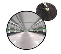 Convex Mirror 45 cm, Wide Angle Traffic Safety Mirror in Lightweight Acrylic with Adjustable Wall Mount for Outdoor and Indoor Use(30CM)