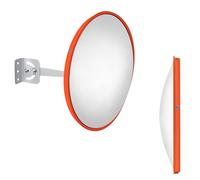 Convex Mirror for Driveway, Convex Traffic Mirror with Wall Mount Bracket for Indoor and Outdoor Use, Security Corner Mirror for Garage (30 cm / 12¡±)