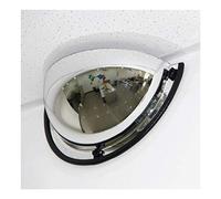 Convex Mirror for Wall,Traffic mirror Outdoor Traffic Wide-Angle Lens,Traffic Mirror Panoramic Half Dome Convex Mirror, 180 Degree Viewing Angle, 1/4 Spherical Mirror, Acrylic Safety Mirror, Suitable