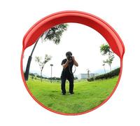 Convex Mirror,Heavy-Duty Adjustable Security Mirror,160° Adjustable Wide-Angle,for Large Parking Lots Warehouses,Indoor/Outdoor Use(80x80cm)