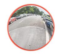 Convex Mirror Traffic Road Mirror 130 Degree Wide Angle Security Curved Road Mirrors 30cm for Home Office Outdoor Garage Traffic Signal (45CM)