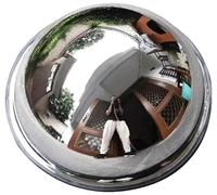 Convex Safety Mirror, Spherical Reflector with Wall Mount, Durable Acrylic Half Dome for Supermarket and Warehouse Surveillance, 60cm/24in