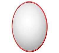 Convex Safety Mirror with Adjustable Bracket & Anti-Glare Coating, High-Impact Traffic Mirror for Garage, Warehouse, Office Security, Outdoor, 75cm