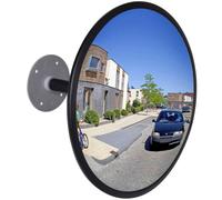 Convex Traffic Mirror Acrylic Black 30 cm Indoor