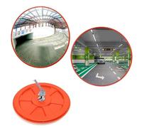 Convex Traffic Mirror for Driveway, 130° Wide Angle Mirror, Warehouse and Garage Safety or Store and Office Security to Eliminate Blind Spots (Diameter 30/45/60 cm, with Wall Bracket)