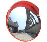 Convex Traffic Mirror, PC Security Corner Security Blind Spot Mirror for Warehouses, Stores, Parking Garage and Traffic Safety, Pole Mount(60cm/24in)