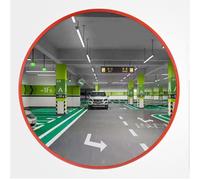 Convex Traffic Mirror Safety Mirrors for Driveway, Garage, Warehouse, Store and Office Security to Eliminate Blind Spots (Diameter 45cm, with Wall Bracket, 130 Degree Wide Angle)