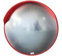 Convex Traffic Safety Mirror, Unbreakable Wide-Angle Driveway Blind Spot Eliminator with Pole Fixing Fitting