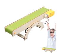 Conveyor Belt - Electric Conveyor Belt Automatic Elevator, Science Project Experiment For Primary School Students | Assembled Science Technology Toy | Purpose Preschool Learning Toy Home School