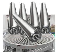 Conveyor Gravity Rollers Steel Tube - 1.5'' 1 In 1.3'' 2 Inch 2.4'' Dia, 5 Pcs Replacement Conveyor Rollers 4 8 10 12 14 16 17 18 20 22 24 26 30 36 40 in Length(Dia 32MM/1.3 Inch,L 300MM(11.8in))