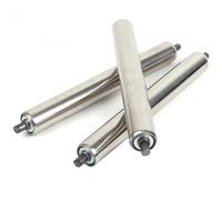 Conveyor Roller 1.5 Inch Diameter Gravity Conveyor Replacement Tube/Feed Table Rollers, Industrial Factory Detachable Stainless Rolle with Spring Shaft(3 Pack,800mm/31.5in)