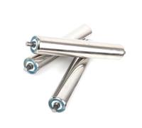 Conveyor Roller 3pcs Stainless Steel Gravity Conveyor Replacement Tube for Commercial Line Powerless(Dia 25MM/1 Inch,L 900MM(35.4in))