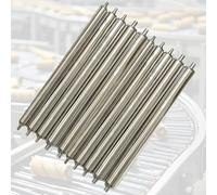 Conveyor Roller Set of 5 10 15 Table Saw/Woodworking Bracket/Flow Rail Gravity Transmission Replacement Roller(10 Pack,L 850MM/33.5IN)