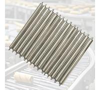 Conveyor Roller Set of 5 10 15 Table Saw/Woodworking Bracket/Flow Rail Gravity Transmission Replacement Roller(15 Pack,L 850MM/33.5IN)