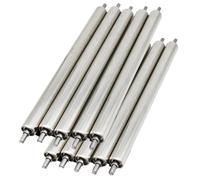 Conveyor Roller Set of 5 10, Gravity Conveyor Replacement Tube for Belt & Material Handling, 2'' Diameter Industrial Metal Roller(10 Pack,L 850MM(33.4in))