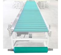 Conveyor Rollers - Stainless Steel Polyurethane Coated Replacement Rollers for Wood Processing Assembly Line Transport, Customized Size 60x150mm