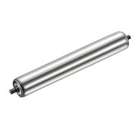 Conveyor Rollers - Stainless Steel Roller Replacement, 1"/1.3"/1.5"/2"/2.4" Diameter, Found in Woodworking Table, Garage, Boat Trailers, Material, Tool Handling(Dia 1"/25mm,L 17.7"/450mm)