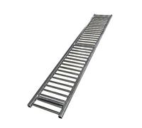 Conveyor Rollers - Unpowered Galvanized Steel Slides, Splicable Design for Efficient Warehousing & Freight Handling, Perfect for Bucket Logistics Unloading