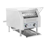 Conveyor Toaster 2,200 W 7 Speeds 3 Heating Levels - Catering Toasters by Royal Catering Silver