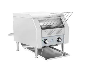 Conveyor Toaster 2,200 W 7 Speeds 3 Heating Levels - Catering Toasters by Royal Catering Silver
