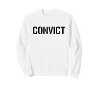 CONVICT INMATE PRISON PENITENTIARY UNIFORM COSTUME Sweatshirt