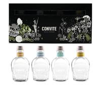 Convite Mezcal 4 X 5cl Pack (Esencial, Espadin, Coyote, Tepextate) 100% Agave, Premium Mezcal Atesenal Mescal, Serve Neat, Lightly Chilled or In Your Favourite Cocktail