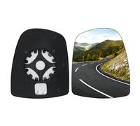 Convitex Driver Side Heated Wing Mirror Glass - Compatible with Renault Trafic MK2 Vauxhall Vivaro A Nissan Primastar 2001-2014 Right Upper Side Door Wing Mirror Convex with Backing Plate