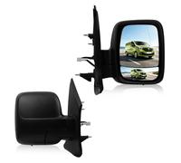 Convitex Full Door Wing Mirror Right Side Electric Dead Angle Heated Mirrors with Temp Sensor for Vauxhall Vivaro (2014-) Opel Vivaro B (14-19) Renault Trafic 3 (14-20) Fiat Talento Nissan NV300