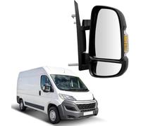 Convitex Full Door Wing Mirror Right Side Manual Mirrors with Turn Signal Light for Citroen Relay (2006-2019) Fiat Ducato (2006-2018) Peugeot Boxer (2005-2019) Short Size Arm W16W No Heated