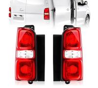 Convitex Left +Right Side Tail Light Compatible With Citroen Jumpy Peugeot Expert Vauxhall Vivaro Fiat Scudo Toyota ProAce 2016-2024 Opel Vivaro 2019-2024 Rear Tail Light (w/o bulb)