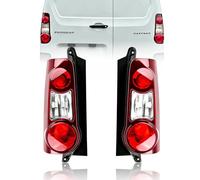 Convitex Right and Left Side Taillight Compatible With Citroen Berlingo Peugeot Partner 2012 to 2018 2PCS Rear Light without Bulb