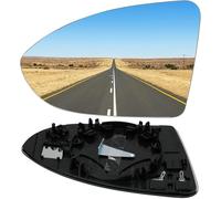 Convitex Wing Mirror Glass Heated Convex Left Side Replacement for VW Golf mk7 Passenger Side 2012-2021 with Support Plate Door Mirror