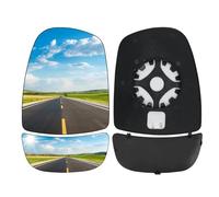 Convitex Wing Mirror Upper and Lower Glass Left Heated Compatible with Renault Trafic MK2 Vauxhall Vivaro A Nissan Primastar 2001-2014 Passenger Side(Upper Heated+ Lower Unheated)