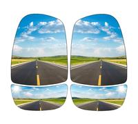 Convitex Wing Mirror Upper and Lower Glass Right + left Heated Replacement for Renault Trafic MK2 Vauxhall Vivaro A Nissan Primastar 2001-2014 Driver Side(Upper Heated+ Lower Unheated)
