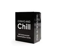 Convo and Chill - 99 Epic Conversation Starters for Guests, Couples or Guests - Fun, Thought-provoking Discussion Cards for Game Nights, Dates, Birthday Parties and More