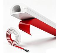 Conwang Mini White Cable Trunking Self Adhesive For 1 Electric Cable