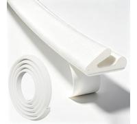 Conwang V Shape Door Seal Strip,Foam Draught Excluder Tape for Window | Insulation Seal for Wide Gaps 5-10mm,Self Adhesive Doors Sealing Strip Blocks Draft,Flexible Door Draft Excluder Tape,3 m