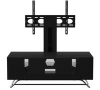 Conway 120cm TV Stand with Bracket in Black - CRO2-1200BKT-BK