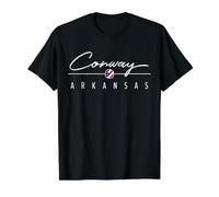 Conway Arkansas (AR) Value Graphic T-Shirt, Men, Black, M