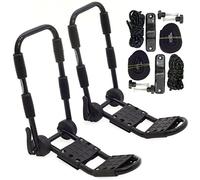 Conwy Kayak Car Roof Rack Pair of J Bars Folding Adjustable for Kayak Canoe Carrier J1