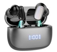 Conyat AI Language Translation Earbuds with 164 Real Time Languages, 40H Ear Buds, 7 Translation Modes Ideal, Black