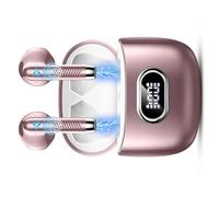 Conyat AI Smart Translator Earbuds - IPX7 Waterproof, Dual Mic Noise Reduction, Multiple Language Support, Ideal for Study and Overseas Travel Rose Gold