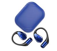 Conyat Open-Ear Wireless Earbuds Lightweight, Comfortable, Bluetooth 5.4, Ideal for Sport, Everyday Use with Secure Ear Hooks, Blue