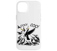 Coo! Coo! Pidgeon King being overthrown in a coup d'état. Case for iPhone 14 Plus