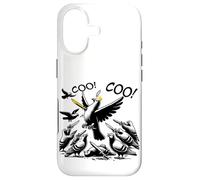 Coo! Coo! Pidgeon King being overthrown in a coup d'état. Case for iPhone 17