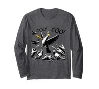 Coo! Coo! Pidgeon King Being overthrown in a Coup d'état. Long Sleeve T-Shirt