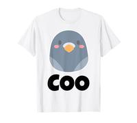 COO Cute Childrens Pigeon Stuff for Kids Cartoon Pigeon Face T-Shirt