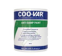 Coo-Var Anti Damp Interior & Exterior Paint White 1L