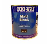 Coo-Var Matt Black Oil Based - Matt Finish - 1 Litre